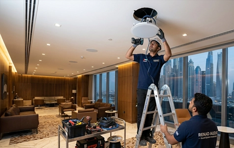 Ceiling Speaker Installation